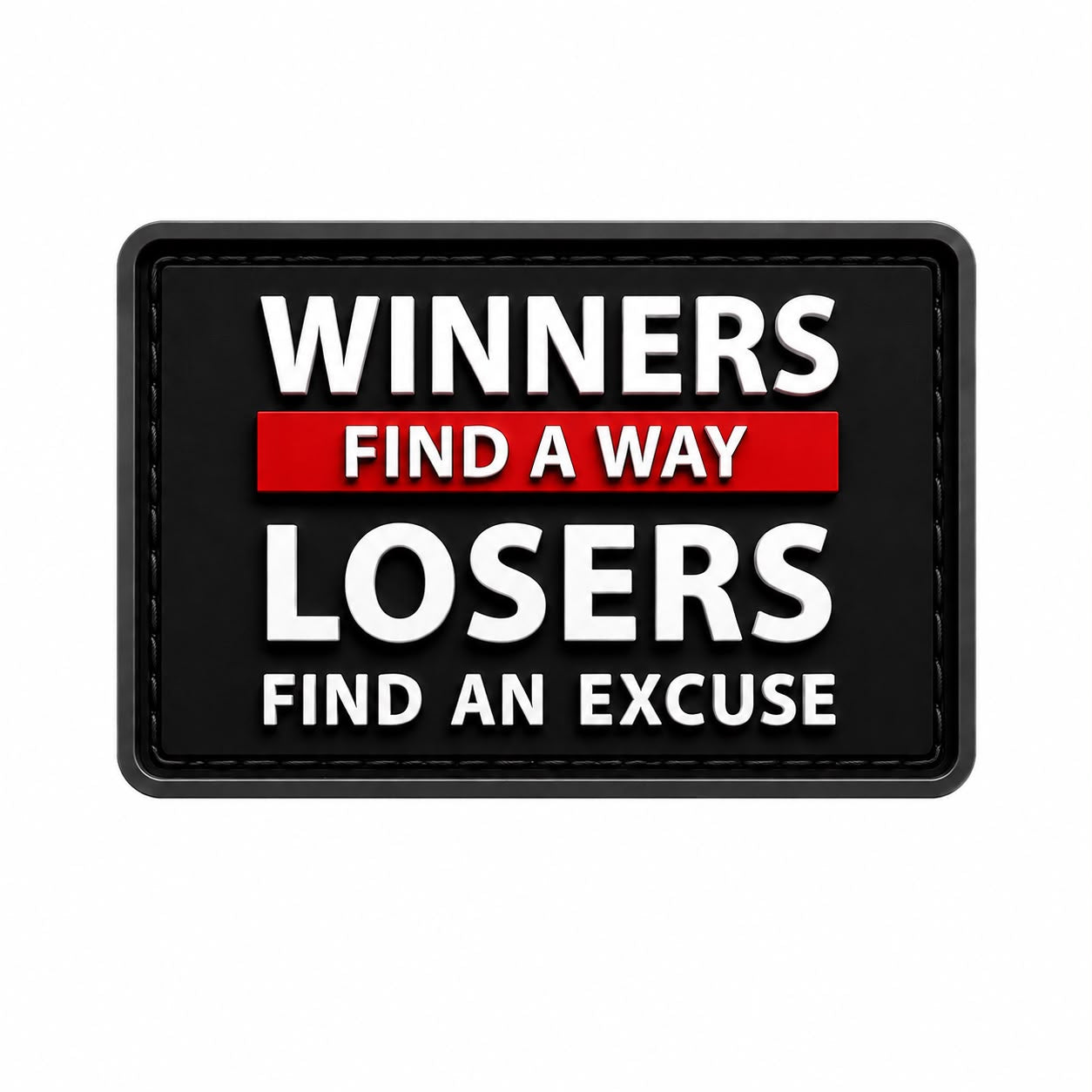 Winner's Mindset" Motivational Patch